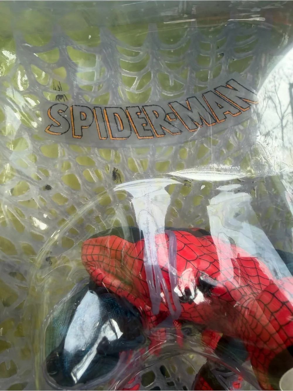 Marvel Spider-Man Red and Black Action Figure with Comic Book